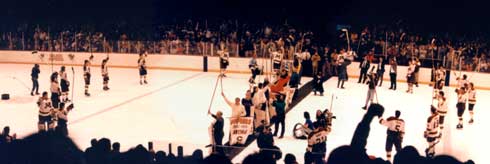 gopher hockey banner night 1992