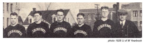 1925 gopher hockey team photo 2