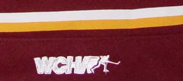 wcha logo on back of jersey